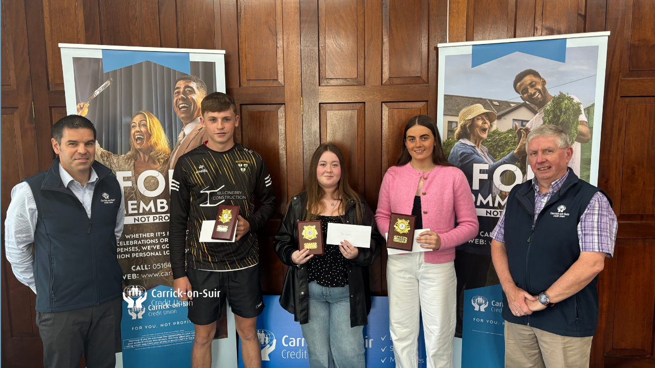 Carrick-on-Suir Credit Union Announces First Scholarship Fund Winners