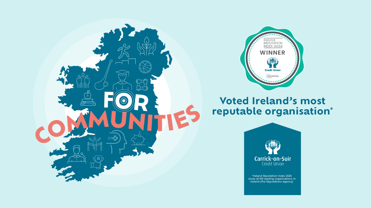 Credit Unions ranked as Ireland’s most reputable organisation for the fourth year in a row